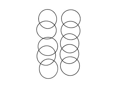 Grundfos bulk material, O-ring EPDM D114,00X3,90 bulk quantity 98345019