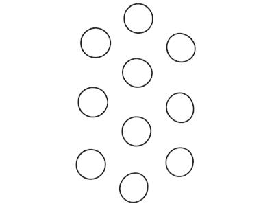 Grundfos Schüttgut, O-Ring FKM 47x42x2,5 Großmenge 99135621