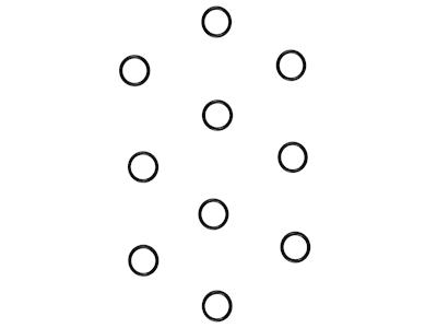Grundfos vrac, joint torique NBR 10x7x1,5 grande quantité 99135632