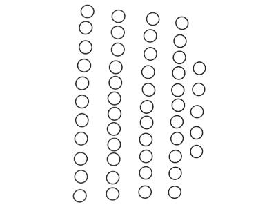 Grundfos material a granel, junta tórica DN8/FKM/28x3,5 cantidad a granel 98900618