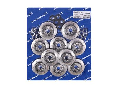 Grundfos Laufrad Std.EN 1.4301 / 12,7mm Großmenge 98767034