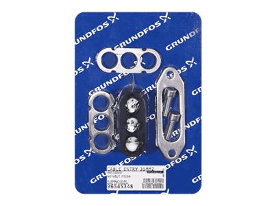 Grundfos kit, cable entry WITHOUT PT100 kit 96545348