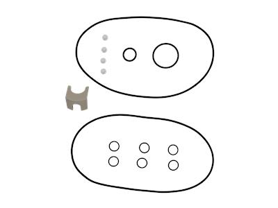 Grundfos Satz, Dichtung 1-10 VITON Bausatz 96416600