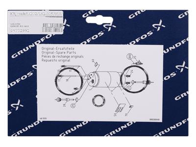 Grundfos Bausatz, Wartung ClO2/162-005/010/FKM/Reaktor Bausatz 95702992