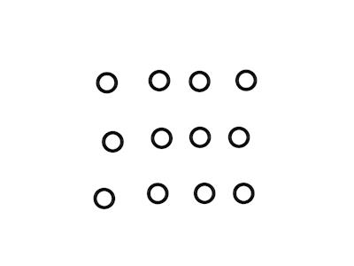 Grundfos KIT, SERV. GE O-RING SATZ D37152 Großmenge 96060537