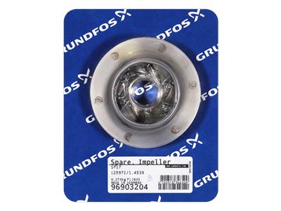 Grundfos Ersatz, Laufrad 125971/1.4539 Bauteil 96903204