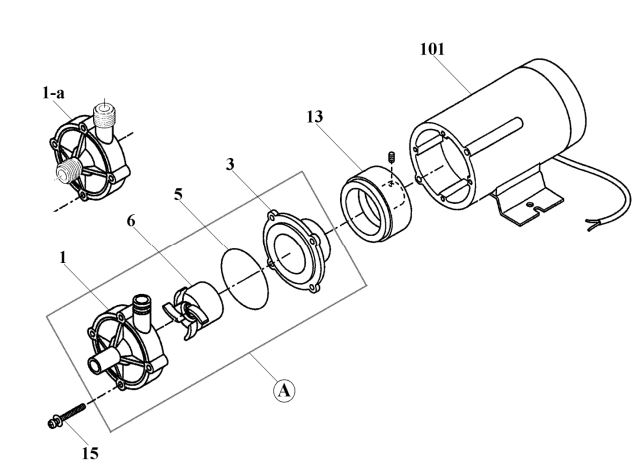 Ersatzteile Iwaki MD-15R