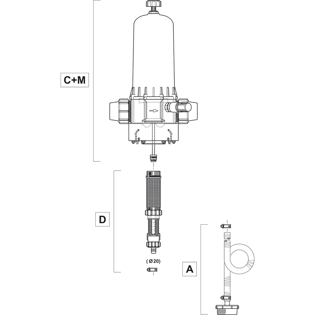 Dosatron D20S spare parts