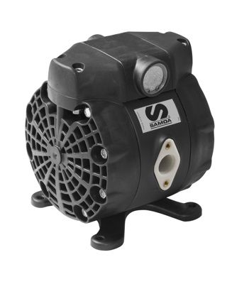 Samoa Industrial DF50 1/2" PP/Santoprene double diaphragm pump DF50PPSESTMBAS